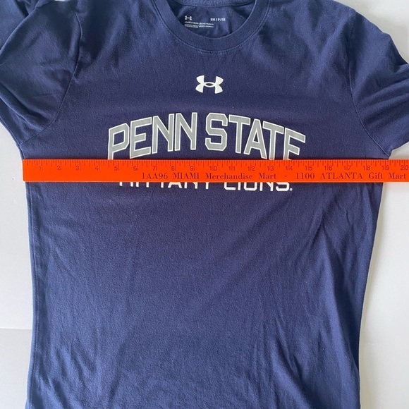 Under Armour Penn‎ State Long Sleeve Shirt Size Small Nittany Lions Navy Logo - Picture 7 of 10